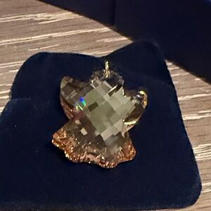 Vintage Swarovski Clear Angel Ornament 1061098 excellent condition